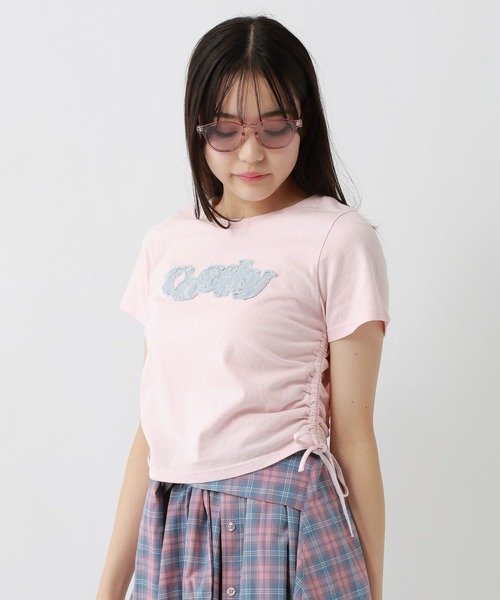 repipi armario(レピピ アルマリオ)の「ワッペンシャーリングTシャツ【綿100%】(Tシャツ/カットソー・キッズ・ブラック/イエロー/ピンク/オフホワイト/その他7/ブラック系その他/ホワイト・SMALL/MEDIUM/LARGE)」の19枚目の写真
