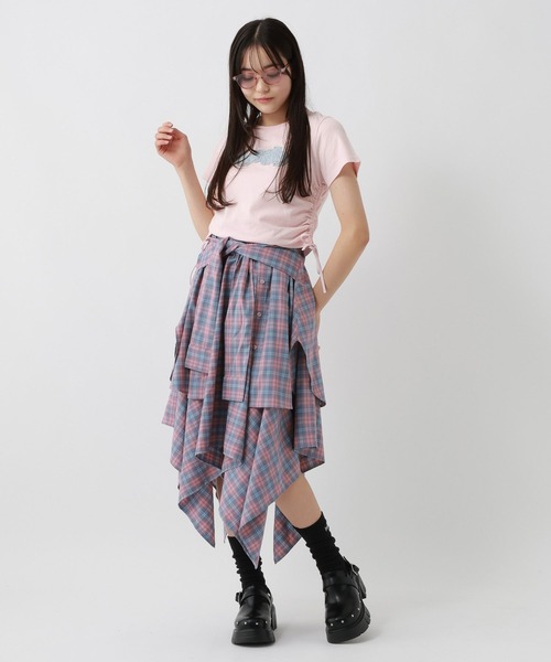 repipi armario(レピピ アルマリオ)の「ワッペンシャーリングTシャツ【綿100%】(Tシャツ/カットソー・キッズ・ブラック/イエロー/ピンク/オフホワイト/その他7/ブラック系その他/ホワイト・SMALL/MEDIUM/LARGE)」の20枚目の写真