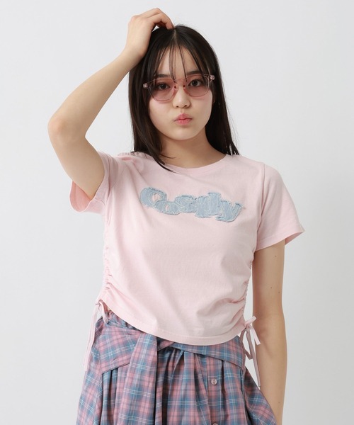 repipi armario(レピピ アルマリオ)の「ワッペンシャーリングTシャツ【綿100%】(Tシャツ/カットソー・キッズ・ブラック/イエロー/ピンク/オフホワイト/その他7/ブラック系その他/ホワイト・SMALL/MEDIUM/LARGE)」の22枚目の写真