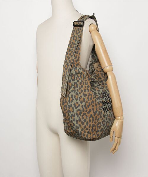 MAGIC NUMBER(マジック ナンバー)の「【MAGIC NUMBER】COTTON RIP LEOPARD TOTE BAG(トートバッグ・メンズ・ブラウン/ブラック・FREE)」の8枚目の写真