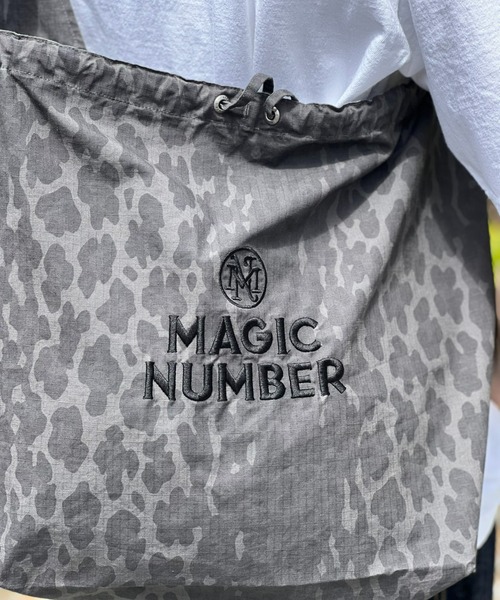 MAGIC NUMBER(マジック ナンバー)の「【MAGIC NUMBER】COTTON RIP LEOPARD TOTE BAG(トートバッグ・メンズ・ブラウン/ブラック・FREE)」の9枚目の写真