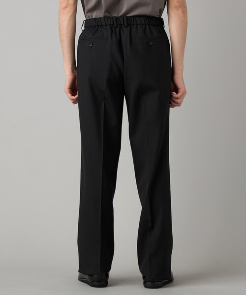 COMME CA MEN（コムサメン）の「【セットアップ対応】尾州産 ウォッシャブルトロ 2タックパンツ（スラックス・メンズ・ブラック/グレー・S/L/M）」の18枚目の写真