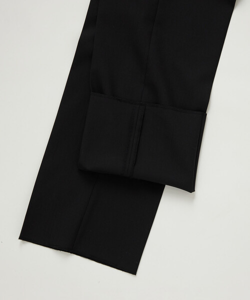 COMME CA MEN（コムサメン）の「【セットアップ対応】尾州産 ウォッシャブルトロ 2タックパンツ（スラックス・メンズ・ブラック/グレー・S/L/M）」の22枚目の写真