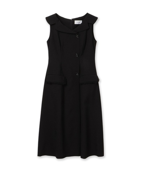 Audie a Muses(オーディアミューズ)の「【モデル美香×Audie a Muses】ラップ風デザインワンピース(ワンピース・レディース・グレー/ブラック・36/40/42/38)」の7枚目の写真