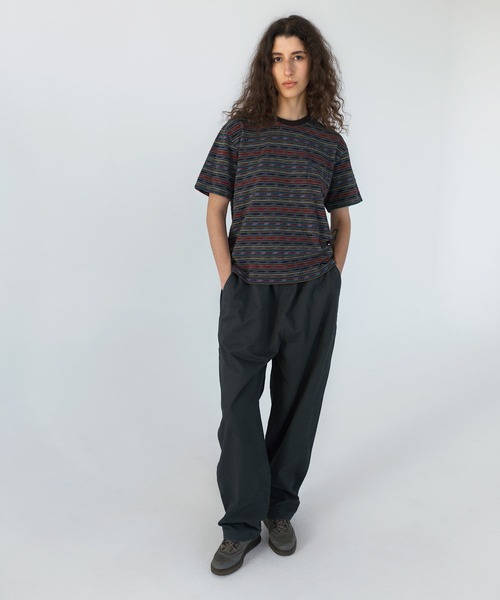 thisisneverthat(ディスイズネバーザット)の「BE Striped Tee(Tシャツ/カットソー・メンズ・ネイビー/ブラウン・M/L/XL/S)」の5枚目の写真