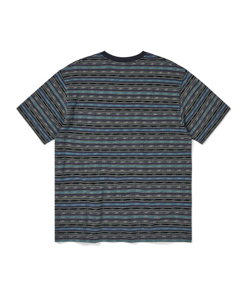 thisisneverthat(ディスイズネバーザット)の「BE Striped Tee(Tシャツ/カットソー・メンズ・ネイビー/ブラウン・M/L/XL/S)」の8枚目の写真
