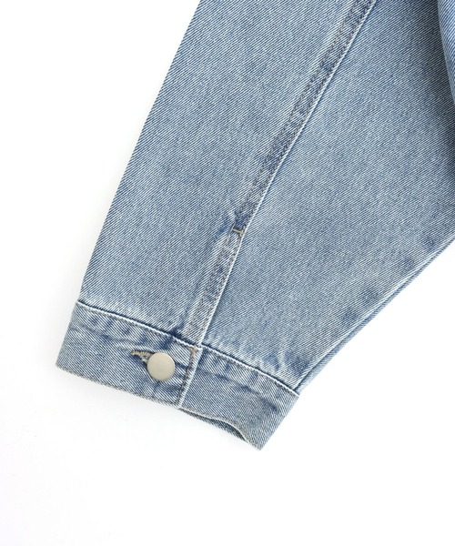 ANAP（アナップ）の「ウォッシュ加工 オーバーサイズ デニム ジャケット（その他アウター・レディース・ブルー/クリア・F）」の21枚目の写真