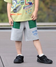 BEAMS mini | リップル スマイル ショーツ 2026SS (90～140cm)  外遊び プチプラ 通園 通学(その他パンツ)