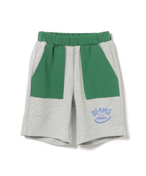 BEAMS mini（ビームスミニ）の「【7/2再値下げ】リップル スマイル ショーツ 2026SS (90～140cm)  外遊び プチプラ 通園 通学 夏 旅行 洗濯可（その他パンツ・キッズ・ライトグレー/ネイビー/グリーン・100/130/120/90/110/140）」の8枚目の写真