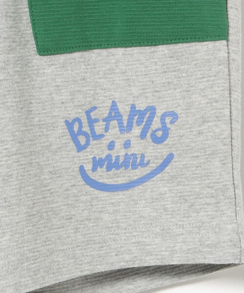 BEAMS mini（ビームスミニ）の「【7/2再値下げ】リップル スマイル ショーツ 2026SS (90～140cm)  外遊び プチプラ 通園 通学 夏 旅行 洗濯可（その他パンツ・キッズ・ライトグレー/ネイビー/グリーン・100/130/120/90/110/140）」の11枚目の写真