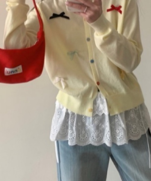Sibra(シブラ)の「フリルレイヤード付け裾(その他トップス・レディース・ホワイト・F)」の4枚目の写真