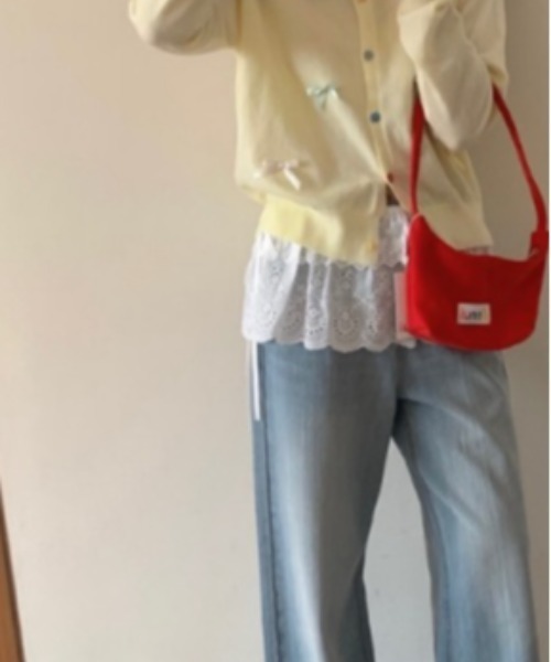 Sibra(シブラ)の「フリルレイヤード付け裾(その他トップス・レディース・ホワイト・F)」の5枚目の写真