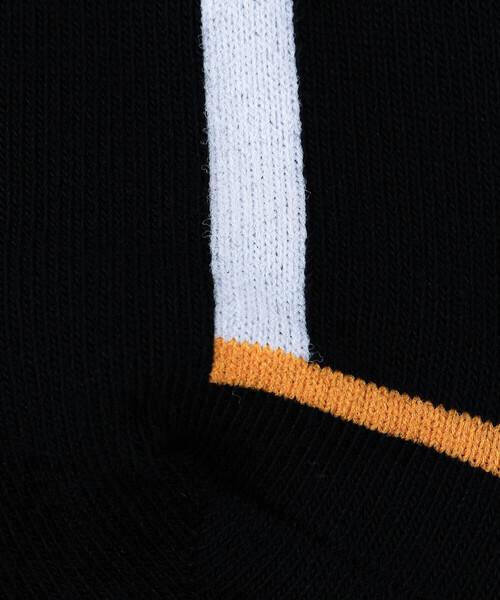 COMME CA MEN（コムサメン）の「ライン柄 クルーソックス（ソックス/靴下・メンズ・グレー/アイボリー/ブラック/ネイビー・27.0cm）」の11枚目の写真