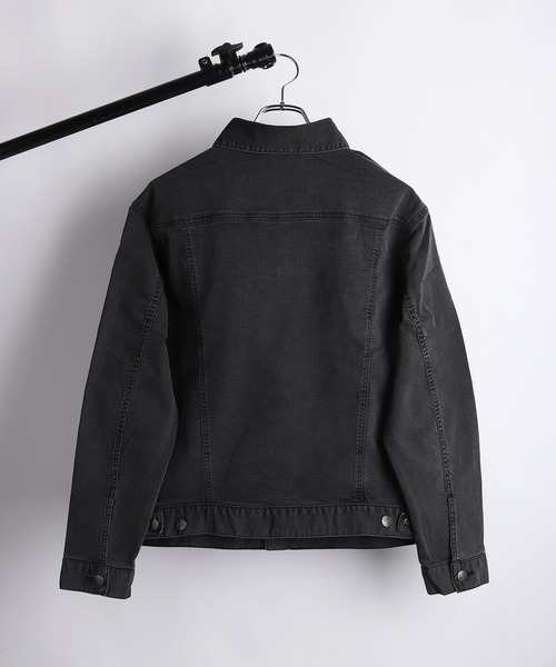 HANES(ヘインズ)の「Hanes / ヘインズ ストレッチ デニムジャケット ライトアウター レギュラーフィット(デニムジャケット・メンズ・ブルー/サックスブルー/ブラック/ネイビー・S/M/L/LL)」の11枚目の写真
