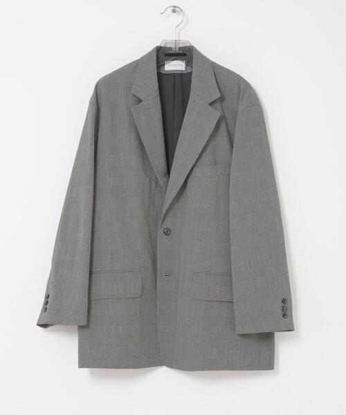 URBAN RESEARCH(アーバンリサーチ)の「new basic HIGH TWIST WOOL SINGLE JACKET(その他アウター・メンズ・チェック/ブラック・MEDIUM/LARGE/X-LARGE)」の7枚目の写真