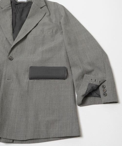 URBAN RESEARCH(アーバンリサーチ)の「new basic HIGH TWIST WOOL SINGLE JACKET(その他アウター・メンズ・チェック/ブラック・MEDIUM/LARGE/X-LARGE)」の8枚目の写真