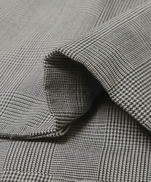 URBAN RESEARCH（アーバンリサーチ）の「new basic　HIGH TWIST WOOL SINGLE JACKET（その他アウター・メンズ・チェック/ブラック・MEDIUM/LARGE/X-LARGE）」の8枚目の写真