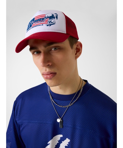GUESS JEANS × HYSTERIC GLAMOUR Puff Trucker Hat 帽子 キャップ
