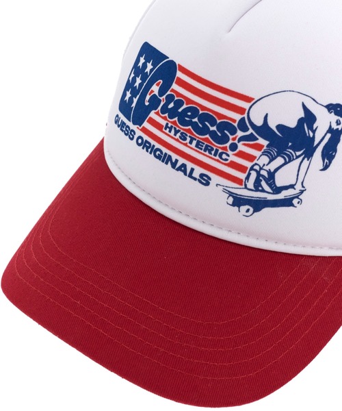 GUESS JEANS × HYSTERIC GLAMOUR Puff Trucker Hat 帽子 キャップ