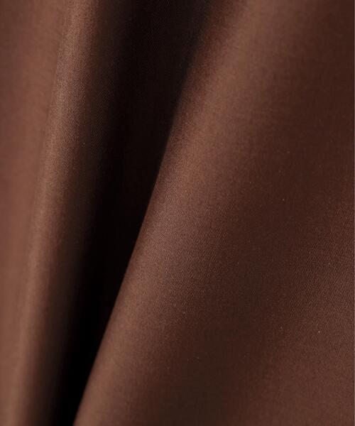 MARGARET HOWELL（マーガレットハウエル）の「MATT SILK SHIRT（シャツ/ブラウス・レディース・ブラウン・3/2/1）」の8枚目の写真