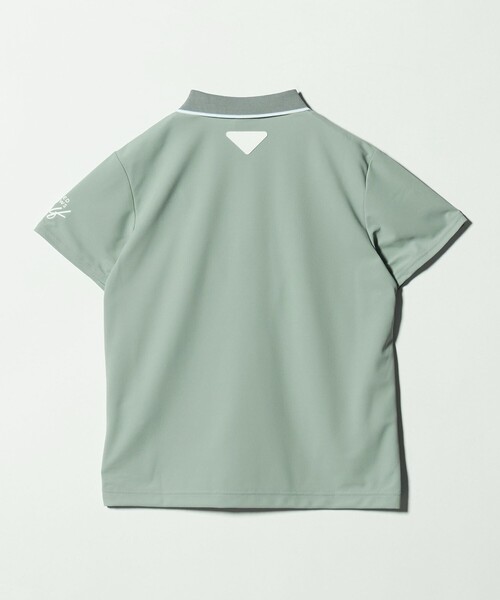UNITED ARROWS GOLF(ユナイテッドアローズゴルフ)の「ウィメンズ ライン カノコ ポロシャツ UV 吸水速乾(ポロシャツ・レディース・ケリーグリーン/ブラック/ホワイト・M/L/S)」の17枚目の写真