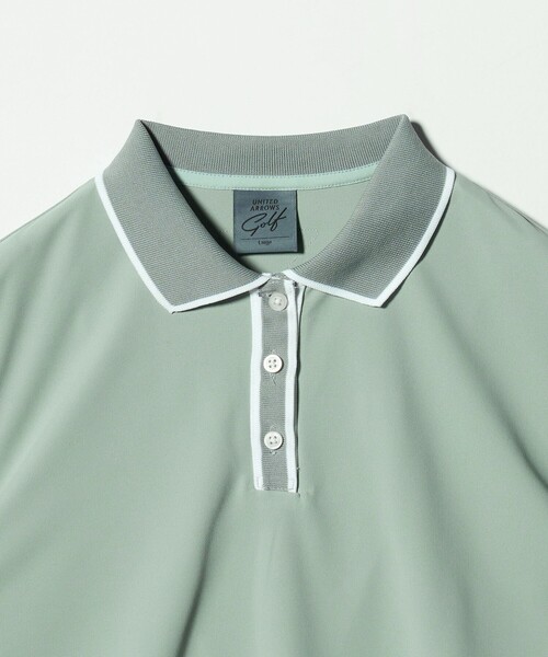 UNITED ARROWS GOLF(ユナイテッドアローズゴルフ)の「ウィメンズ ライン カノコ ポロシャツ UV 吸水速乾(ポロシャツ・レディース・ケリーグリーン/ブラック/ホワイト・M/L/S)」の18枚目の写真