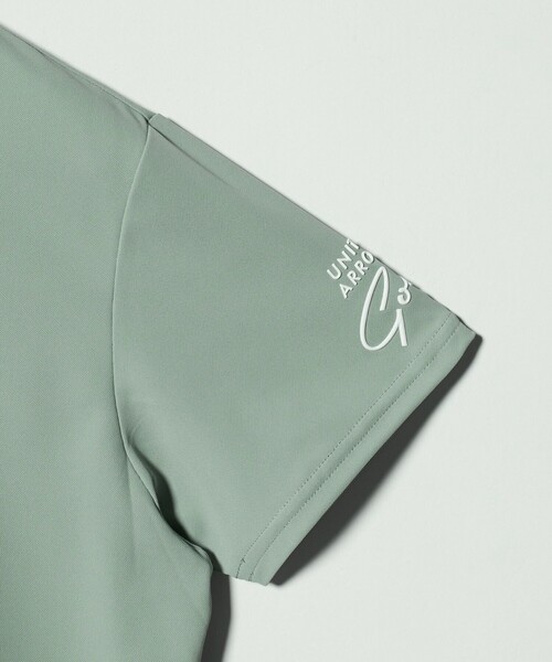 UNITED ARROWS GOLF(ユナイテッドアローズゴルフ)の「ウィメンズ ライン カノコ ポロシャツ UV 吸水速乾(ポロシャツ・レディース・ケリーグリーン/ブラック/ホワイト・M/L/S)」の19枚目の写真