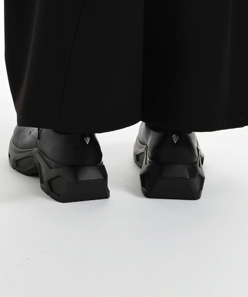 HARE（ハレ）の「ビルディングソールダービーシューズ(HARE)（ドレスシューズ・メンズ・ブラック・MEDIUM/LARGE）」の4枚目の写真