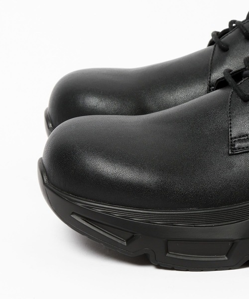 HARE（ハレ）の「ビルディングソールダービーシューズ(HARE)（ドレスシューズ・メンズ・ブラック・MEDIUM/LARGE）」の13枚目の写真