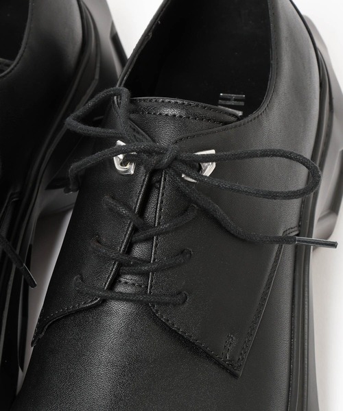 HARE（ハレ）の「ビルディングソールダービーシューズ(HARE)（ドレスシューズ・メンズ・ブラック・MEDIUM/LARGE）」の14枚目の写真