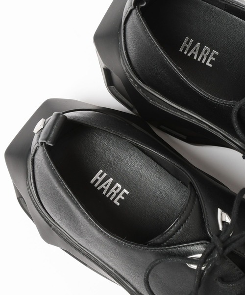 HARE（ハレ）の「ビルディングソールダービーシューズ(HARE)（ドレスシューズ・メンズ・ブラック・MEDIUM/LARGE）」の16枚目の写真
