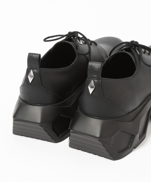 HARE（ハレ）の「ビルディングソールダービーシューズ(HARE)（ドレスシューズ・メンズ・ブラック・MEDIUM/LARGE）」の17枚目の写真