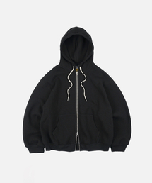 FRIZMWORKS（フリズムワークス）の「WAFFLE HOOD ZIP UP PARKA _ BLACK（パーカー）」