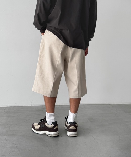 CANAL JEAN(キャナルジーン)の「choice_cnl ツイルワークハーフパンツ(その他パンツ・レディース・チャコールグレー/ベージュ・LARGE/MEDIUM/SMALL)」の19枚目の写真