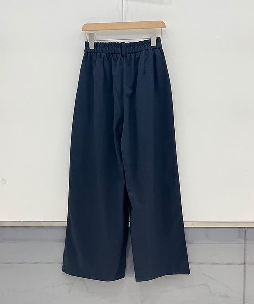 Doula Doula(ドゥーラドゥーラ)の「センターライン入りワイドタックパンツ(その他パンツ・レディース・ネイビー/モカ/ブラウン・FREE)」の14枚目の写真