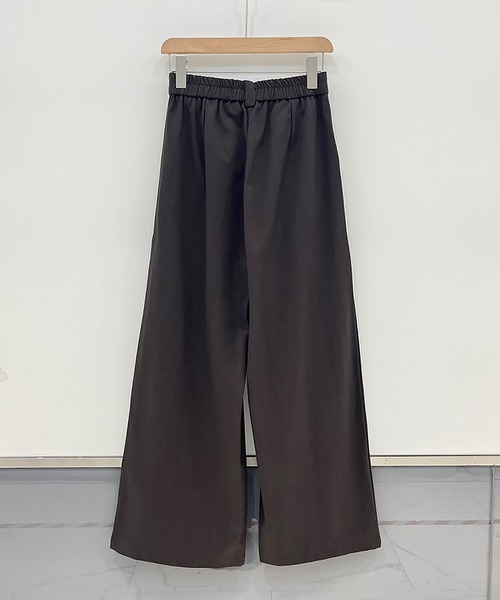 Doula Doula(ドゥーラドゥーラ)の「センターライン入りワイドタックパンツ(その他パンツ・レディース・ネイビー/モカ/ブラウン・FREE)」の10枚目の写真