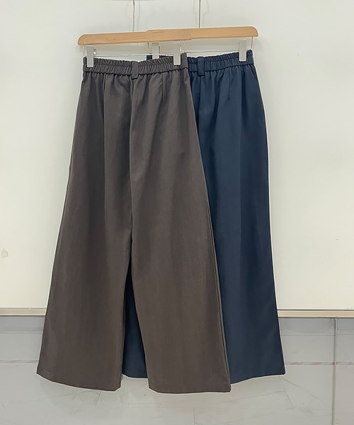 Doula Doula(ドゥーラドゥーラ)の「センターライン入りワイドタックパンツ(その他パンツ・レディース・ネイビー/モカ/ブラウン・FREE)」の16枚目の写真