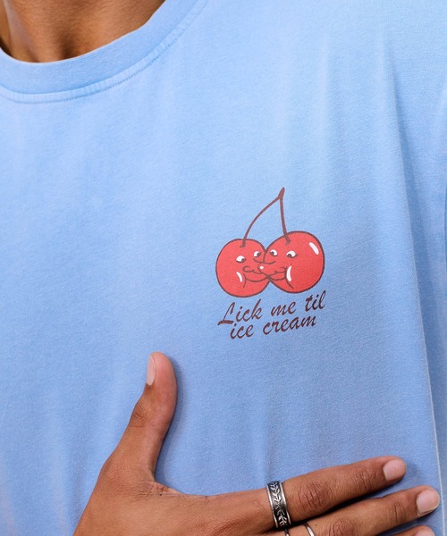 Carne Bollente（カルネボレンテ）の「Lick Me（Tシャツ/カットソー・メンズ・ブルー・MEDIUM/LARGE）」の3枚目の写真