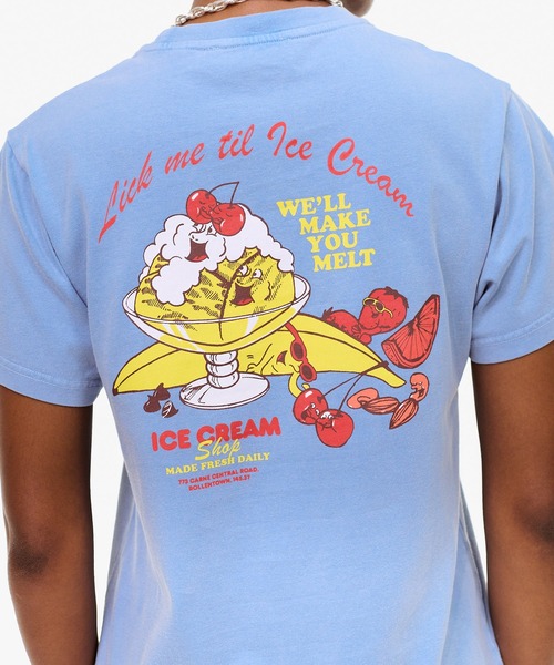 Carne Bollente（カルネボレンテ）の「Lick Me（Tシャツ/カットソー・メンズ・ブルー・MEDIUM/LARGE）」の6枚目の写真