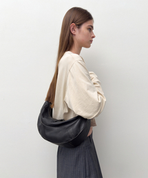 DIAGONAL（ダイアゴナル）の「WASHED BUCKLE BAG (black)（ショルダーバッグ）」