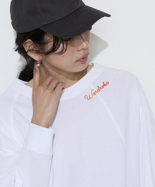 COMME CA Wardrobe（コムサワードローブ）の「ヴィンテージ天竺 プルオーバー（Tシャツ/カットソー・レディース・イエロー/ネイビー/ホワイト・FREE）」の8枚目の写真