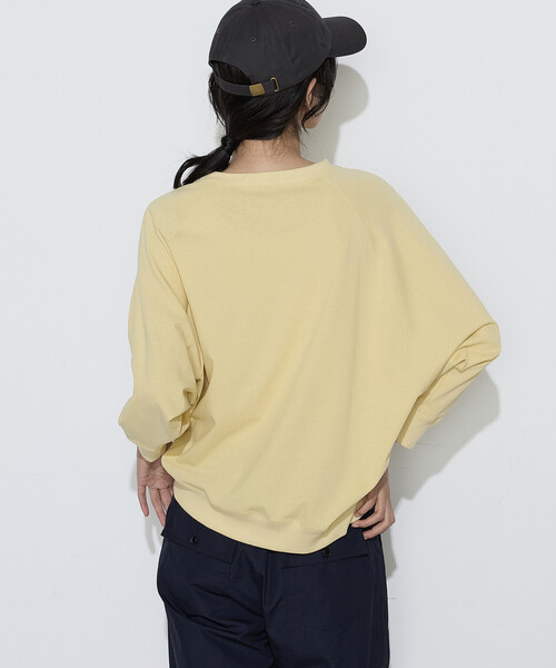 COMME CA Wardrobe（コムサワードローブ）の「ヴィンテージ天竺 プルオーバー（Tシャツ/カットソー・レディース・イエロー/ネイビー/ホワイト・FREE）」の22枚目の写真