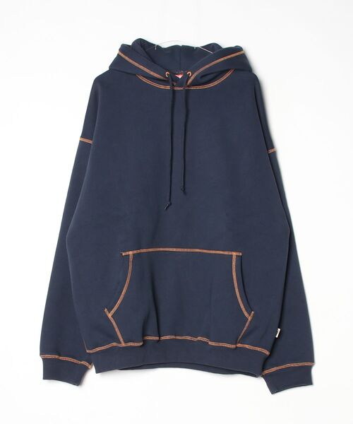 fridge（フリッジ）の「【TRIBE WEAR】トライブウェア NOT BASIC HOODIE（パーカー・メンズ・ブラック/ネイビー・LARGE/X-LARGE）」の2枚目の写真