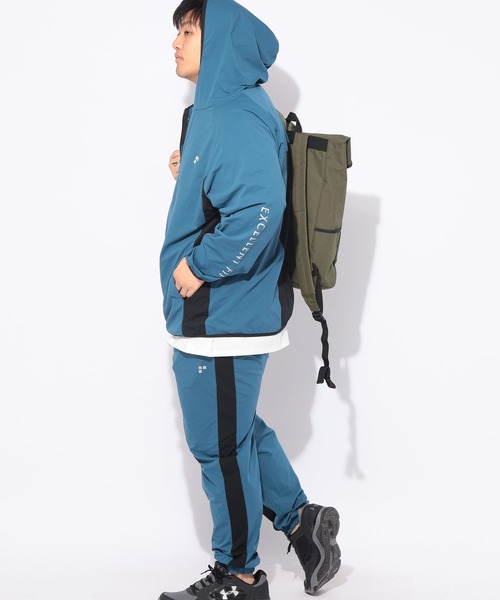 EXCELLENT FINE(エクセレント ファイン)の「パーカー 長袖 ワンポイントロゴ メンズ 大きいサイズ ドライ ストレッチ フルジップ パーカー EXCELLENT FINE (エクセレントファイン)(パーカー・メンズ・ホワイト/ブルー/ブラック・X1(3L~4L)/X2(4L~5L)/X3(6L~7L))」の21枚目の写真