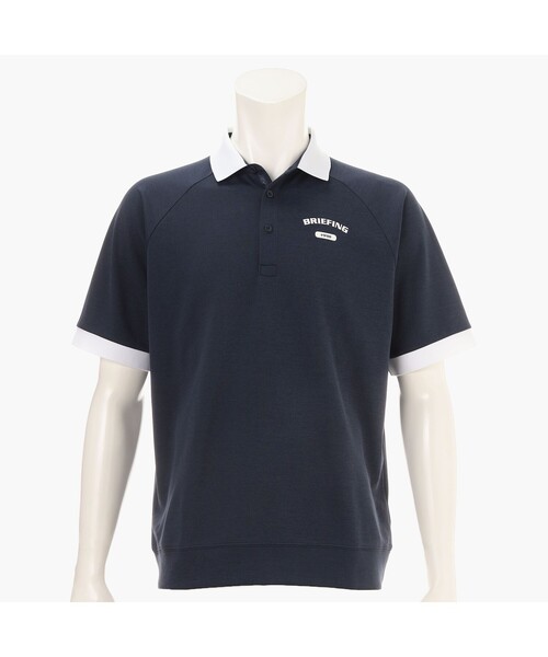 BRIEFING(ブリーフィング)の「【BRIEFING GOLF/ブリーフィングゴルフ】MEN’S COLLEGE LOGO POLO RF(ポロシャツ・メンズ・ブラック/ネイビー/グレー/ホワイト・M/L/S)」の4枚目の写真