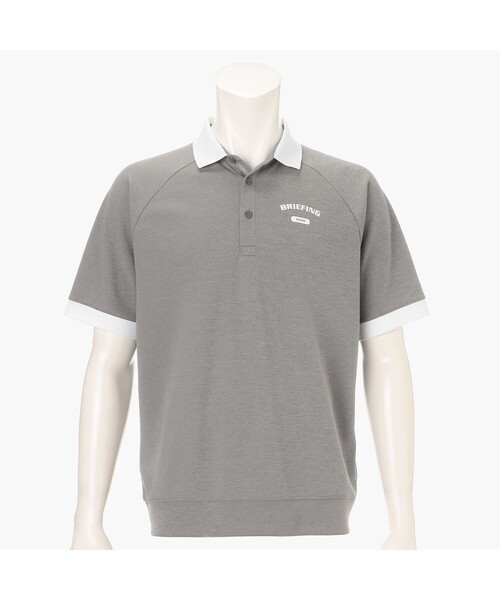 BRIEFING(ブリーフィング)の「【BRIEFING GOLF/ブリーフィングゴルフ】MEN’S COLLEGE LOGO POLO RF(ポロシャツ・メンズ・ブラック/ネイビー/グレー/ホワイト・M/L/S)」の3枚目の写真