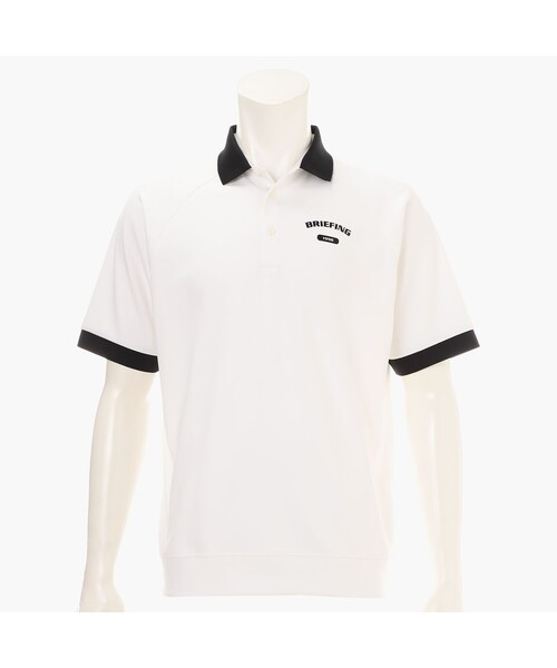 BRIEFING(ブリーフィング)の「【BRIEFING GOLF/ブリーフィングゴルフ】MEN’S COLLEGE LOGO POLO RF(ポロシャツ・メンズ・ブラック/ネイビー/グレー/ホワイト・M/L/S)」の1枚目の写真
