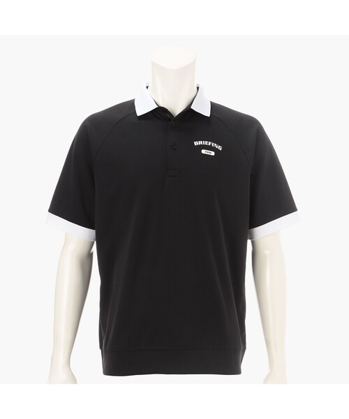 BRIEFING(ブリーフィング)の「【BRIEFING GOLF/ブリーフィングゴルフ】MEN’S COLLEGE LOGO POLO RF(ポロシャツ・メンズ・ブラック/ネイビー/グレー/ホワイト・M/L/S)」の2枚目の写真