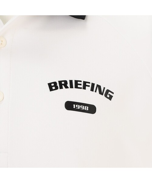 BRIEFING(ブリーフィング)の「【BRIEFING GOLF/ブリーフィングゴルフ】MEN’S COLLEGE LOGO POLO RF(ポロシャツ・メンズ・ブラック/ネイビー/グレー/ホワイト・M/L/S)」の10枚目の写真