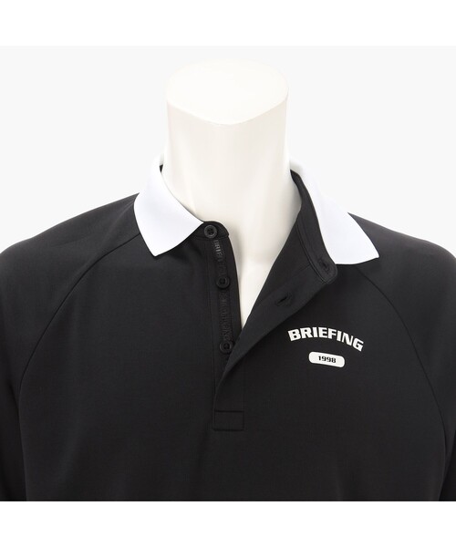 BRIEFING(ブリーフィング)の「【BRIEFING GOLF/ブリーフィングゴルフ】MEN’S COLLEGE LOGO POLO RF(ポロシャツ・メンズ・ブラック/ネイビー/グレー/ホワイト・M/L/S)」の9枚目の写真